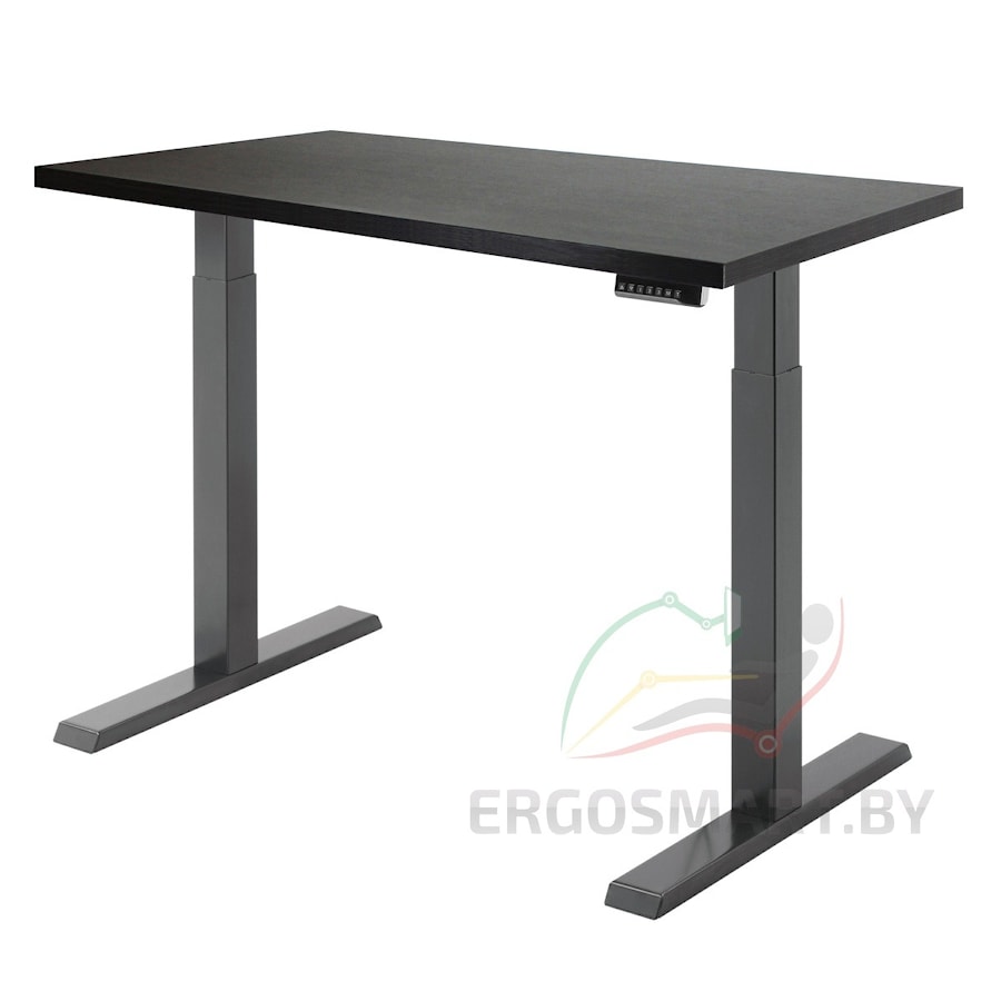 Стол Electric Desk Compact черный/дуб мореный 1360х800х36 мм