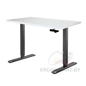 Стол Manual Desk SPECIAL EDITION черый/альпийский белый 1360х800х36 мм