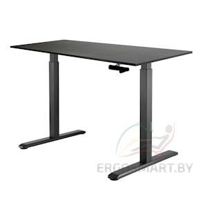 Стол Manual Desk черый/дуб мореный 1380х800х18 мм