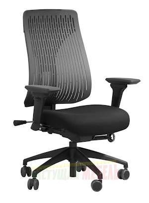 Стул-кресло COMF-PRO TRULY/абсолютно черный/ без подголовника