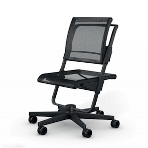  Дизайнерский регулируемый  стул moll S6 /черный