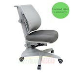 Стул Speed Ultra/серый в комплекте с салатовым чехлом