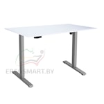 Стол Electric Desk Slim серый/альпийский белый 1380х800х18 мм