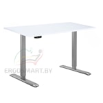 Стол Electric Desk Slim серый/альпийский белый 1200х650х25 мм
