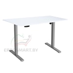 Стол Electric Desk Slim серый/альпийский белый 1380х800х25 мм