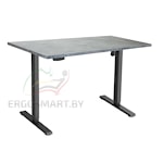 Стол Electric Desk Slim черный/бетон Чикаго 1380х800х25 мм