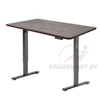 Стол Wooden Electric Desk Prime черный/Массив дерева "Дуб Галифакс", прямой край, 1200х600х27мм