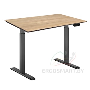 Стол Wooden Electric Desk черый/дуб натуральный