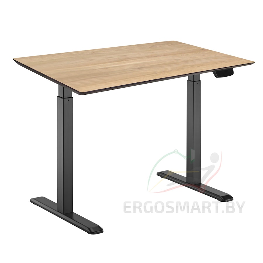 Стол Wooden Electric Desk черный/дуб натуральный