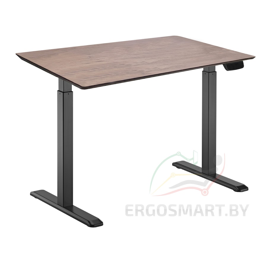 Стол Wooden Electric Desk  Prime черный/дуб мореный