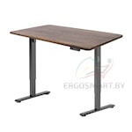 Стол Wooden Electric Desk Prime черный/Массив дерева "Дуб мореный", прямой край, 1300х750х27мм