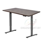Стол Wooden Electric Desk Prime черный/Массив Дуб Галифакс, прямой край, 1300х750х27мм