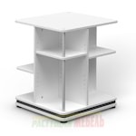 Вращающийся стеллаж Tower 56 /базовый уровень высотой 66,15 см / 4 полки переменной высоты