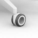 Комплект колес для стульев moll Scooter - moll S6 6шт/белый