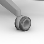 Комплект колес для стульев moll Scooter - moll S6 6шт/серый