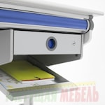 Тумба подвесная Vario Box / серебристая/ для парты Winner (выпуск парты до 2019г)/РАСПРОДАЖА
