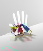 Держатель для проводов Пятерня