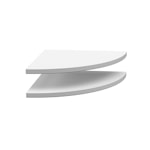 Дополнитедьные полки переменной высоты округлой формы / 2шт