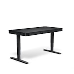 Регулируемый стол moll  T6  L Черный каркас/черн. профиль/5 ящиков черных/3 розетки