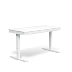 Регулируемый стол moll T6 L Белый каркас/белый профиль/5 ящиков белых/3 розетки