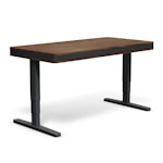 Регулируемый стол moll T8 L Exlusiv Грецкий орех/черная рама