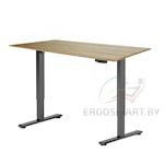 Стол Electric Desk Light черный/дуб натуральный 1200х650х18 мм