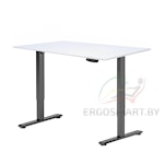 Стол Electric Desk Light черный/Ясень Тронхейм 1200х650х18 мм