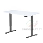 Стол Electric Desk Light черный/альпийский белый 1200х650х25 мм