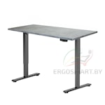 Стол Electric Desk Light черный/бетон Чикаго 1200х650х25 мм