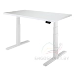 Стол Ergo Desk Prime белый/альпийский белый 1360х800х36 мм