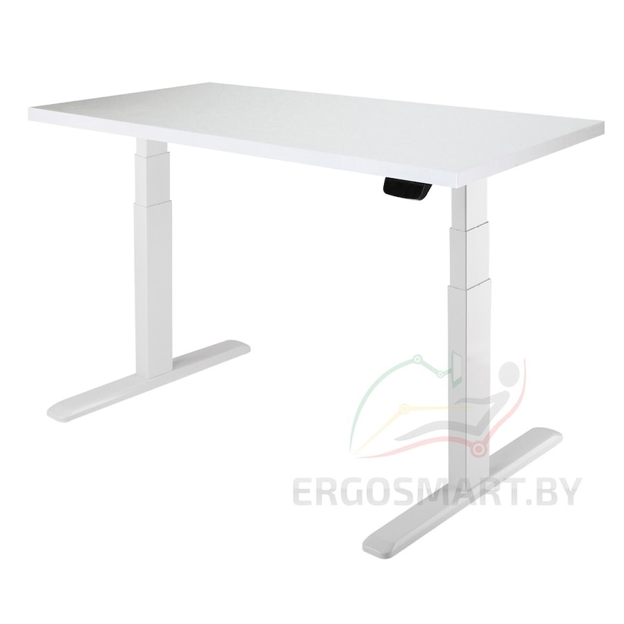 Стол Ergo Desk Prime белый/альпийский белый 1360х800х36 мм