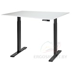 Стол Manual Desk Compact FR черный/альпийский белый 1380х800х18 мм