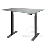 Стол Manual Desk Compact FR черный/бетон Чикаго 1380х800х18 мм