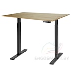 Стол Manual Desk Compact FR черный/дуб натуральный 1380х800х18 мм
