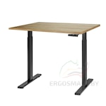 Стол Manual Desk Compact FR черный/дуб натуральный 1360х800х36 мм