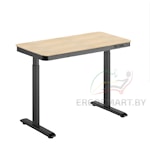 Стол регулируемый CHARGED DESK, черный/ЛДСП "натуральное дерево", БЕЗ беспроводной зарядки