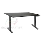 Стол Ergo Desk Prime черный/дуб мореный 1200х650х18 мм