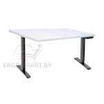 Стол Ergo Desk Prime черный/ясень Тронхейм 1380х800х25 мм