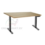 Стол Ergo Desk Prime черный/дуб натуральный 1360х800х36 мм