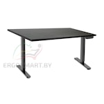 Стол Ergo Desk Prime черный/дуб мореный 1360х800х36 мм