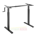 Рама к столу регулируемый Manual Desk Compact черный