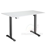 Стол Electric Desk Slim Pro черный/альпийский белый 1380х800х18 мм