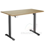 Стол Electric Desk Slim черный/дуб натуральный 1200х650х25 мм