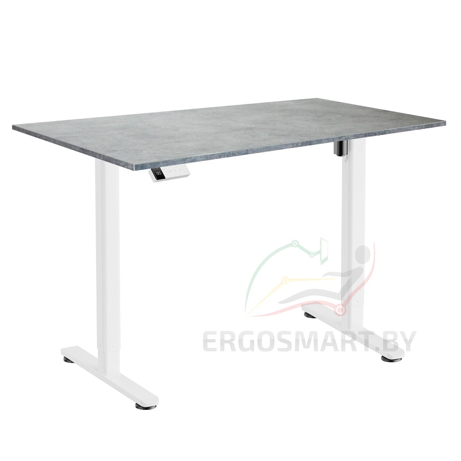 Стол Electric Desk Slim белый/дуб мореный 1380х800х18 мм