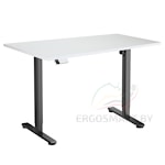 Стол Electric Desk Slim черный/альпийский белый 1380х800х25 мм