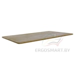 Столешница массив дуба закругленный край - Дуб натуральный 1380х800х25