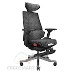 Геймерское кресло BLOODRAGON черное/серебристое