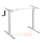 Рама к столу регулируемый Manual Desk Compact белый