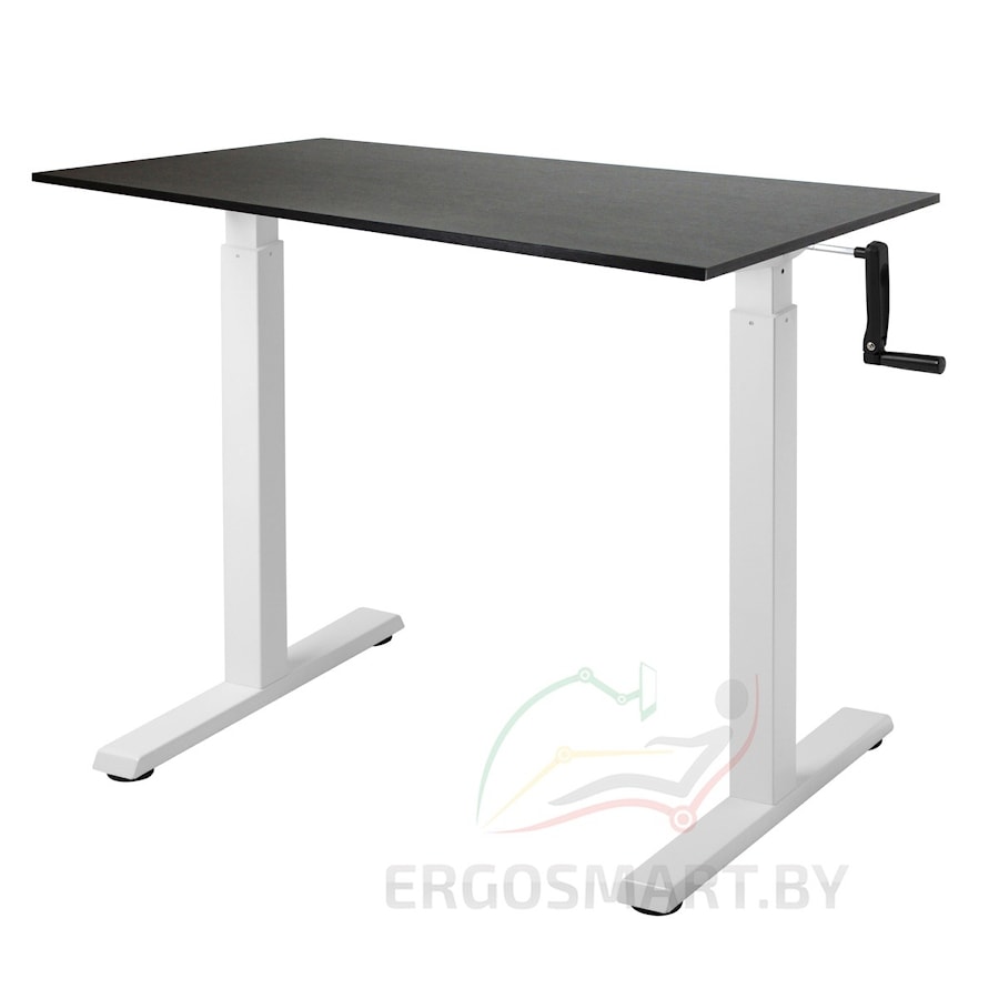 Стол Manual Desk Compact белый/дуб мореный 1200х650х18 мм