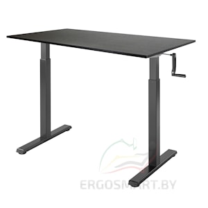 Стол Manual Desk Compact черный/дуб мореный 1200х650х18 мм